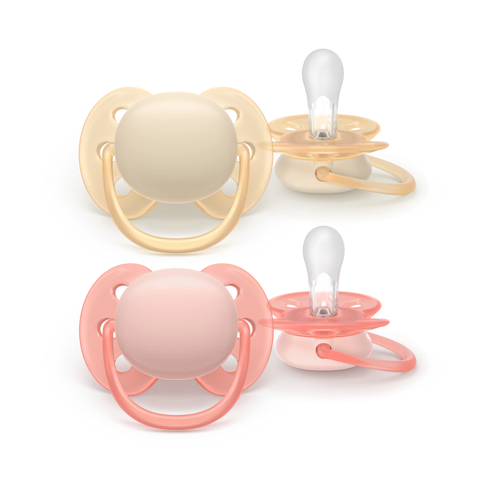 Jaunums! Philips Avent māneklītis Ultra soft Neutral, 0-6M (2 gab)