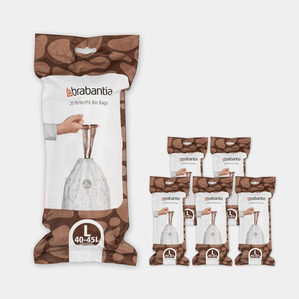 BRABANTIA atkritumu tvertņu maisiņi, 40-45 l, (L)