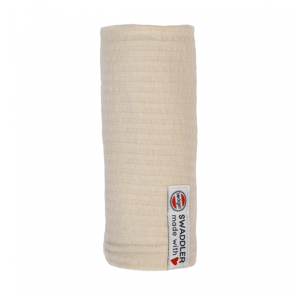 Lodger Swaddler Seersucker kokvilnas autiņš