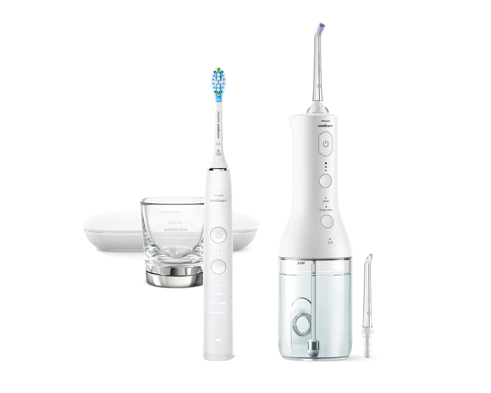 Philips Sonicare Cordless Power Flosser DiamondClean 9000 mutes dobuma irrigators