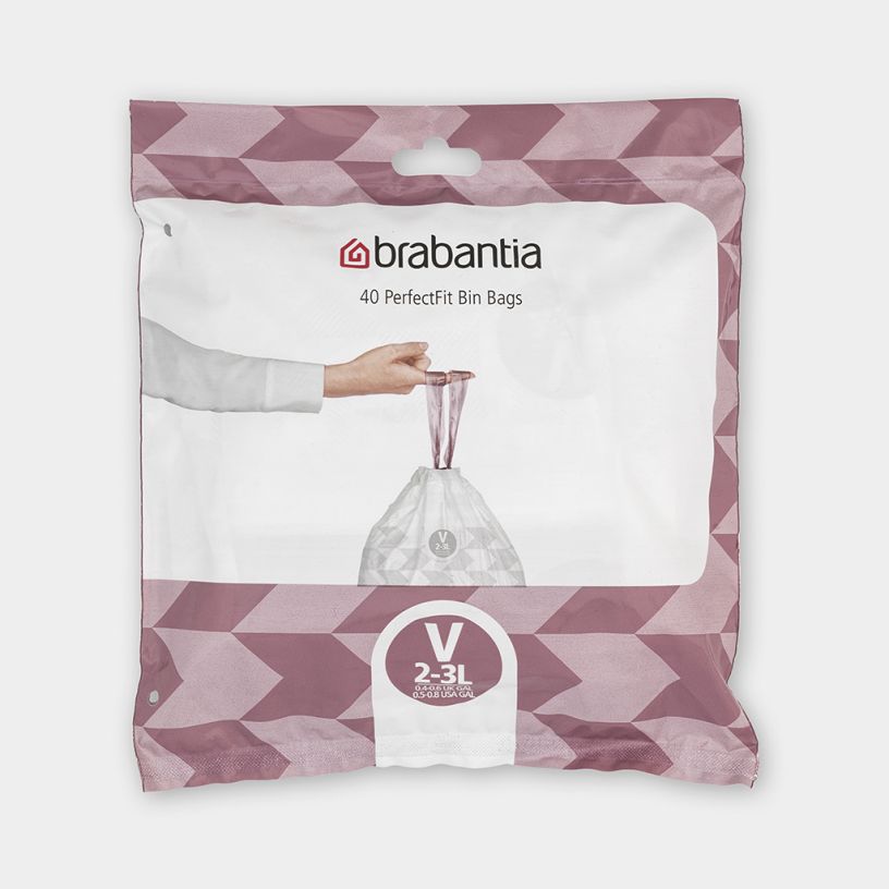 BRABANTIA atkritumu tvertņu maisiņi, 2-3 l,