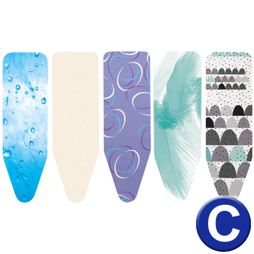 BRABANTIA gludināmā dēļa pārvalks, 124x45 cm, (C) 2mm