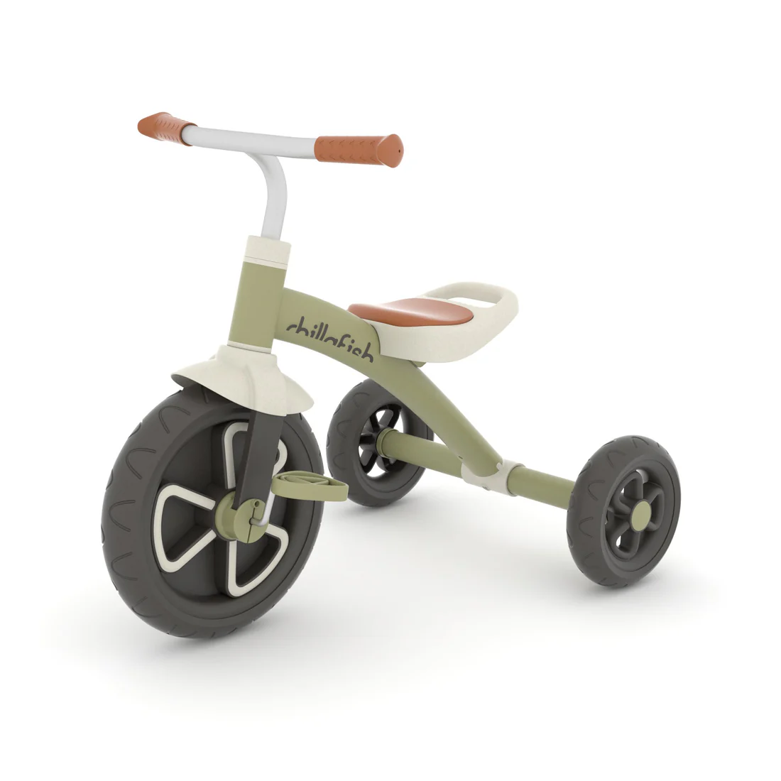 Chillafish Ziggi trīsritenis - 12'' zaļš