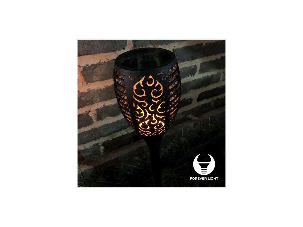 Forever Light lādējama lāpa ar saules bateriju 12 LED, 2,4W, 300mAh (RTV100010) - Image 4