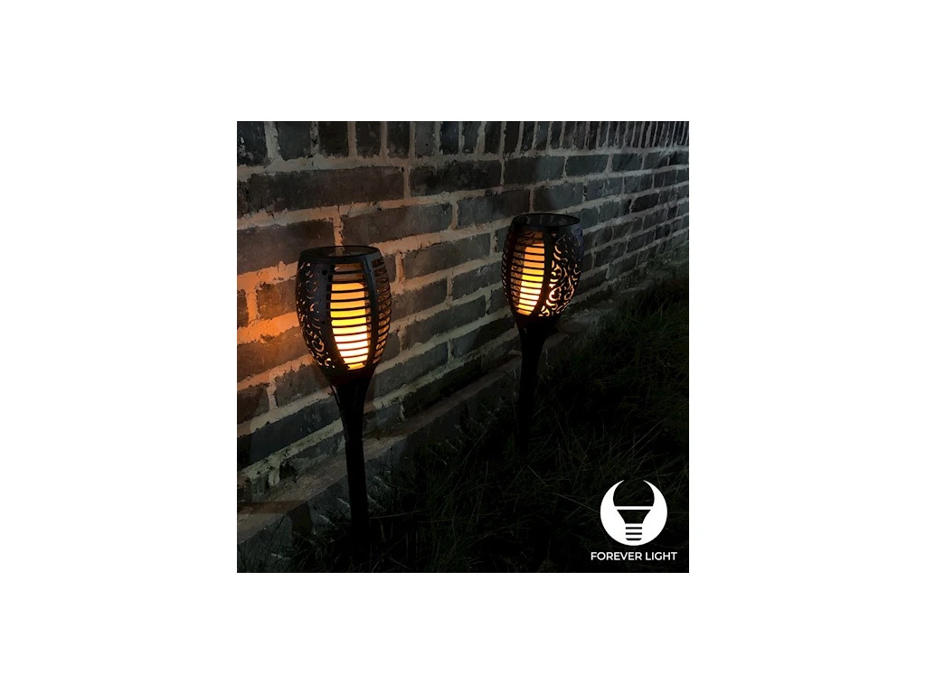 Forever Light lādējama lāpa ar saules bateriju 12 LED, 2,4W, 300mAh (RTV100010) - Image 5