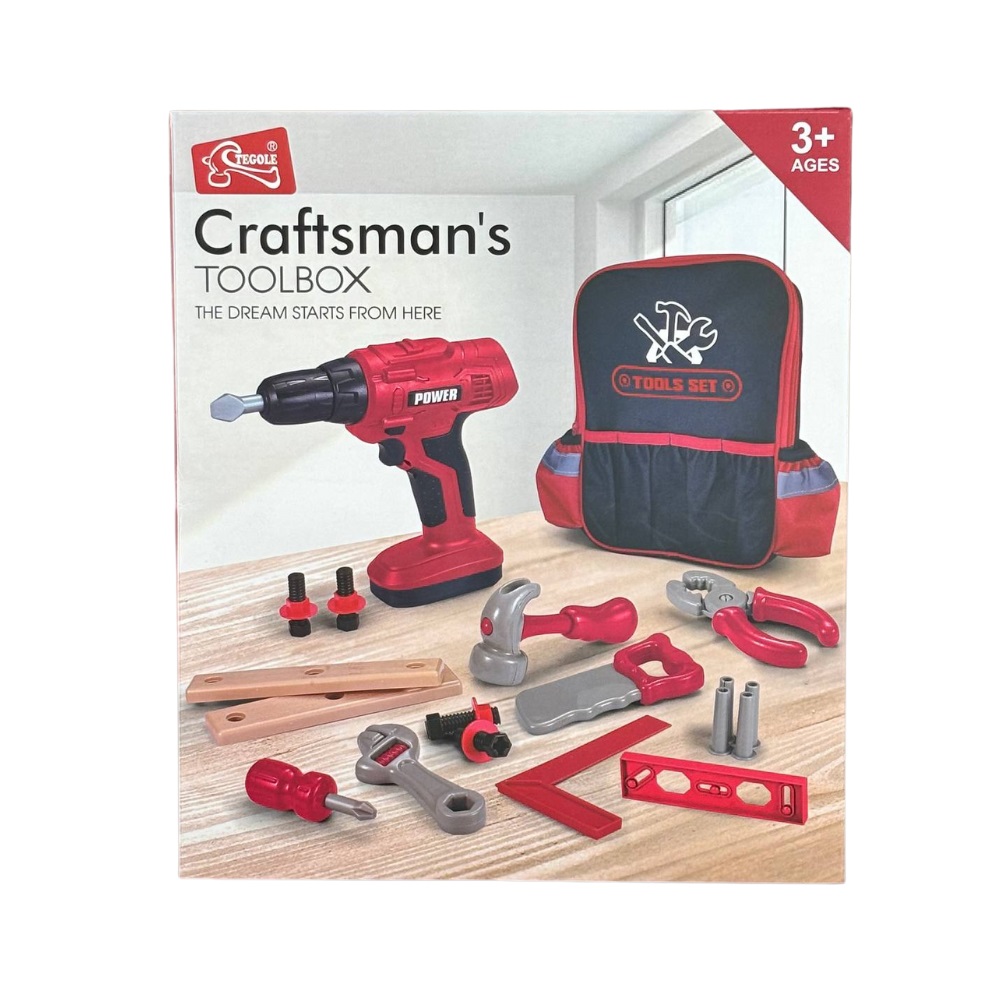 Tegole instrumentu komplekts ar urbi bērniem, no 3 gadiem