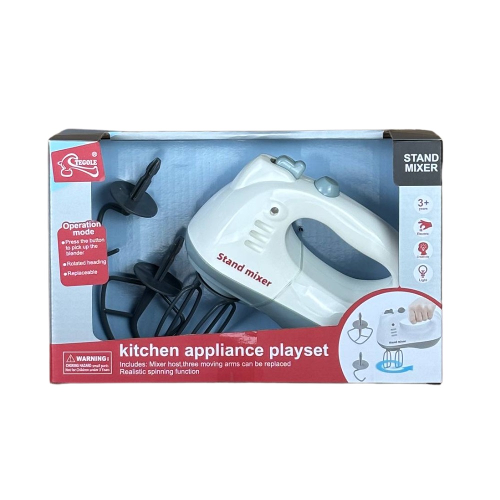 Tegole rokas mikseris bērniem, no 3 gadiem