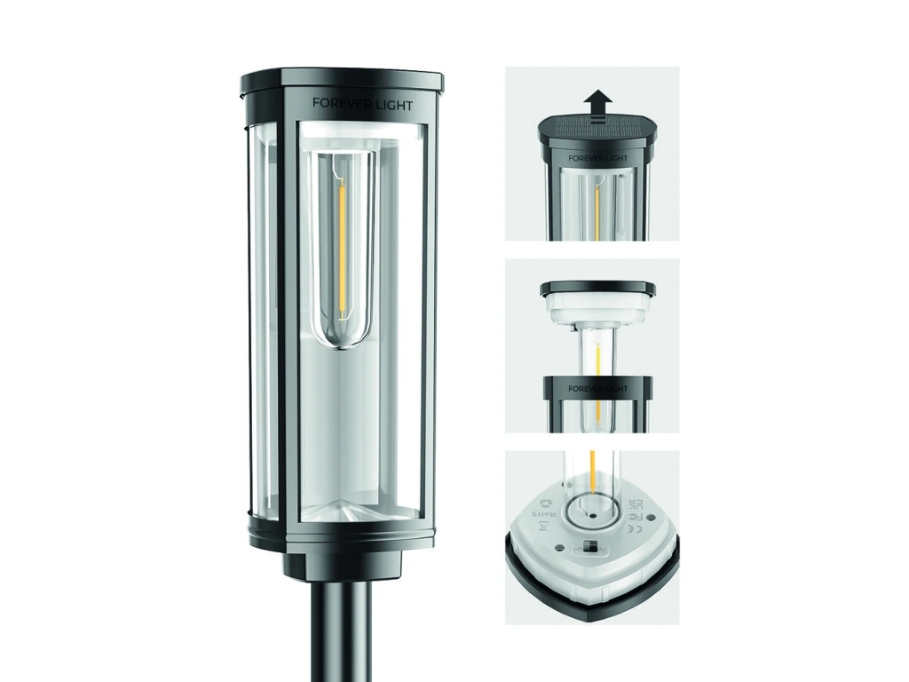 Forever Light Sunari FLS-97 LED saules enerģijas dekors 3000K, 1000mAh (RTV100526) - Image 4