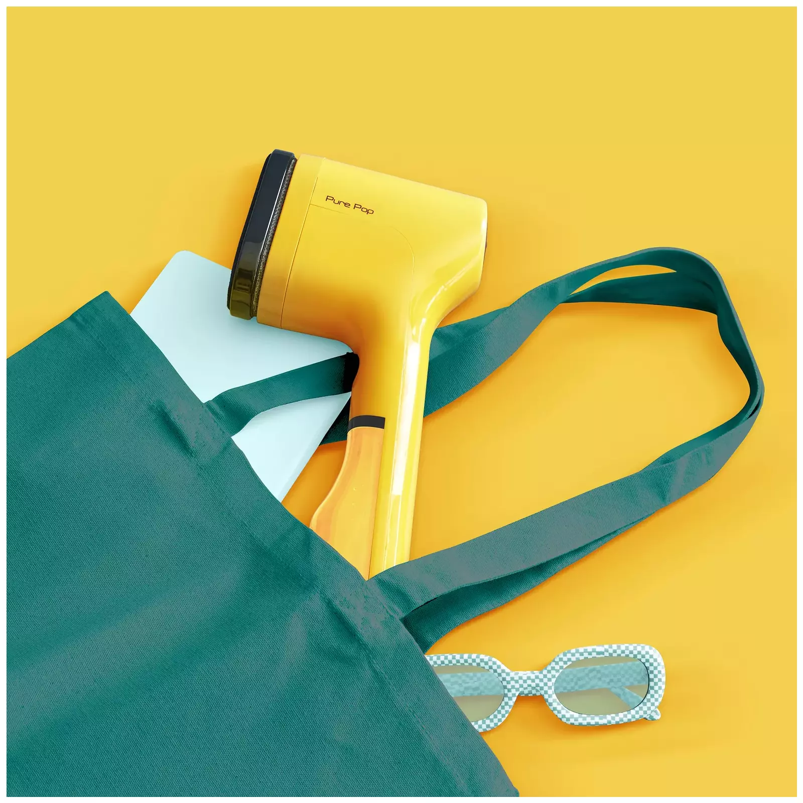 TEFAL Pure Pop rokas tvaika gludināšanas ierīce, 1300W, dzeltens - Image 5