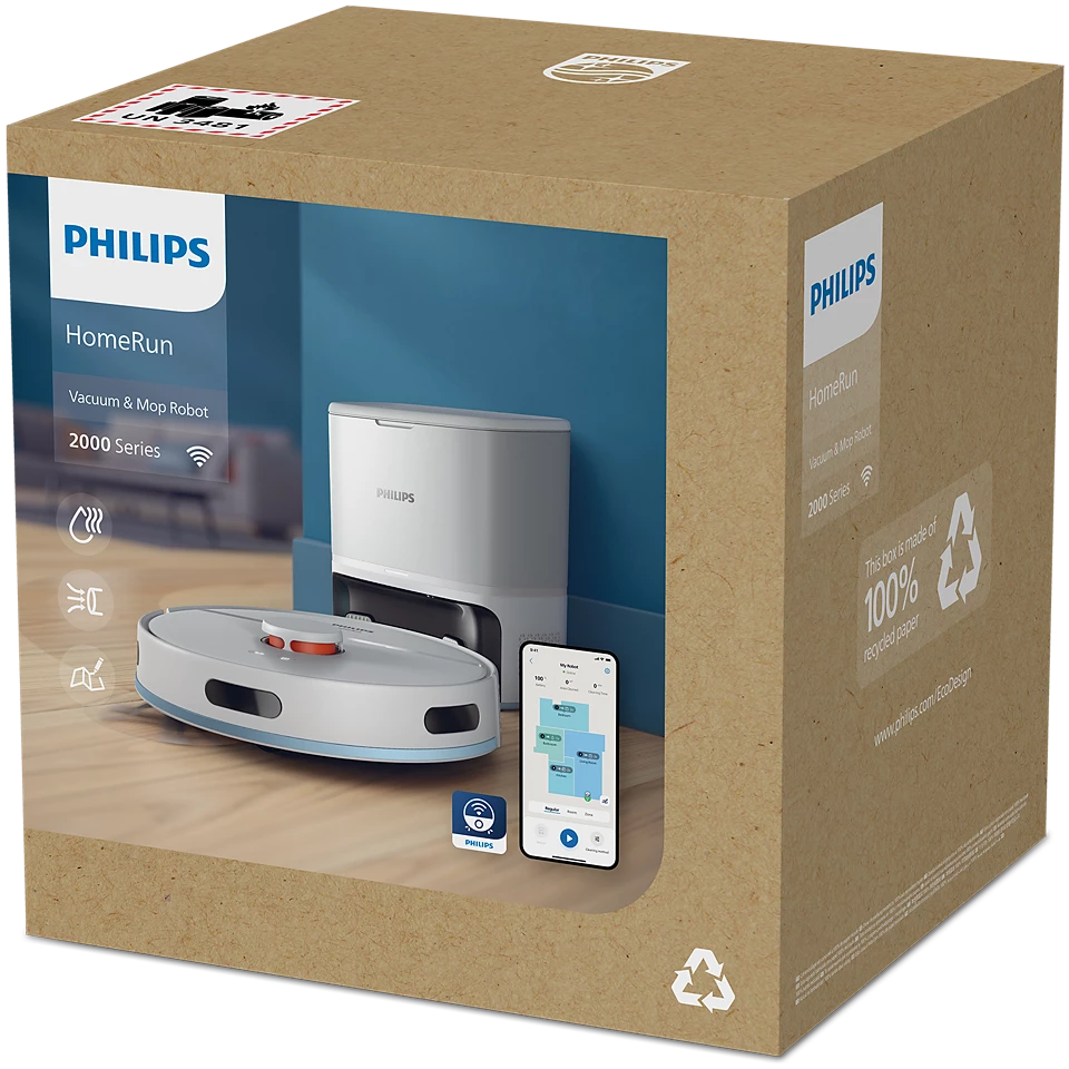 PHILIPS HomeRun 2000. sērijas Putekļsūcējs robots ar mazgāšanas funkciju - Image 6