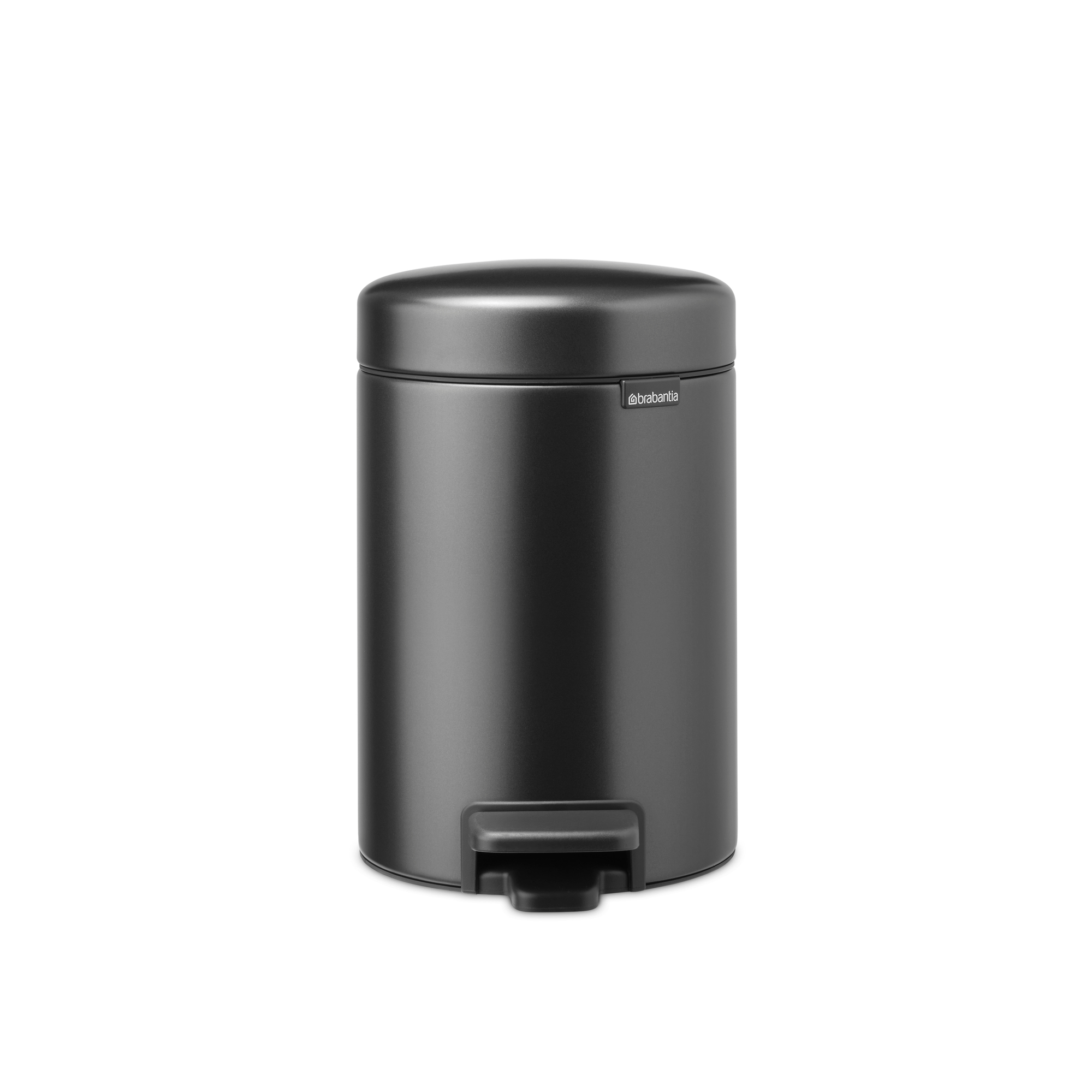 BRABANTIA atkritumu tvertne ar pedāli NewIcon, 3L, Confident Grey