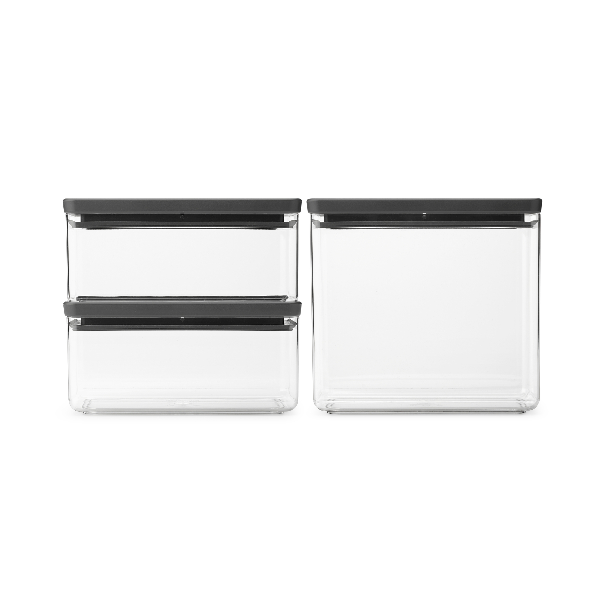 BRABANTIA uzglabāšanas kārbu komplekts Tasty+., Dark Grey - Image 8
