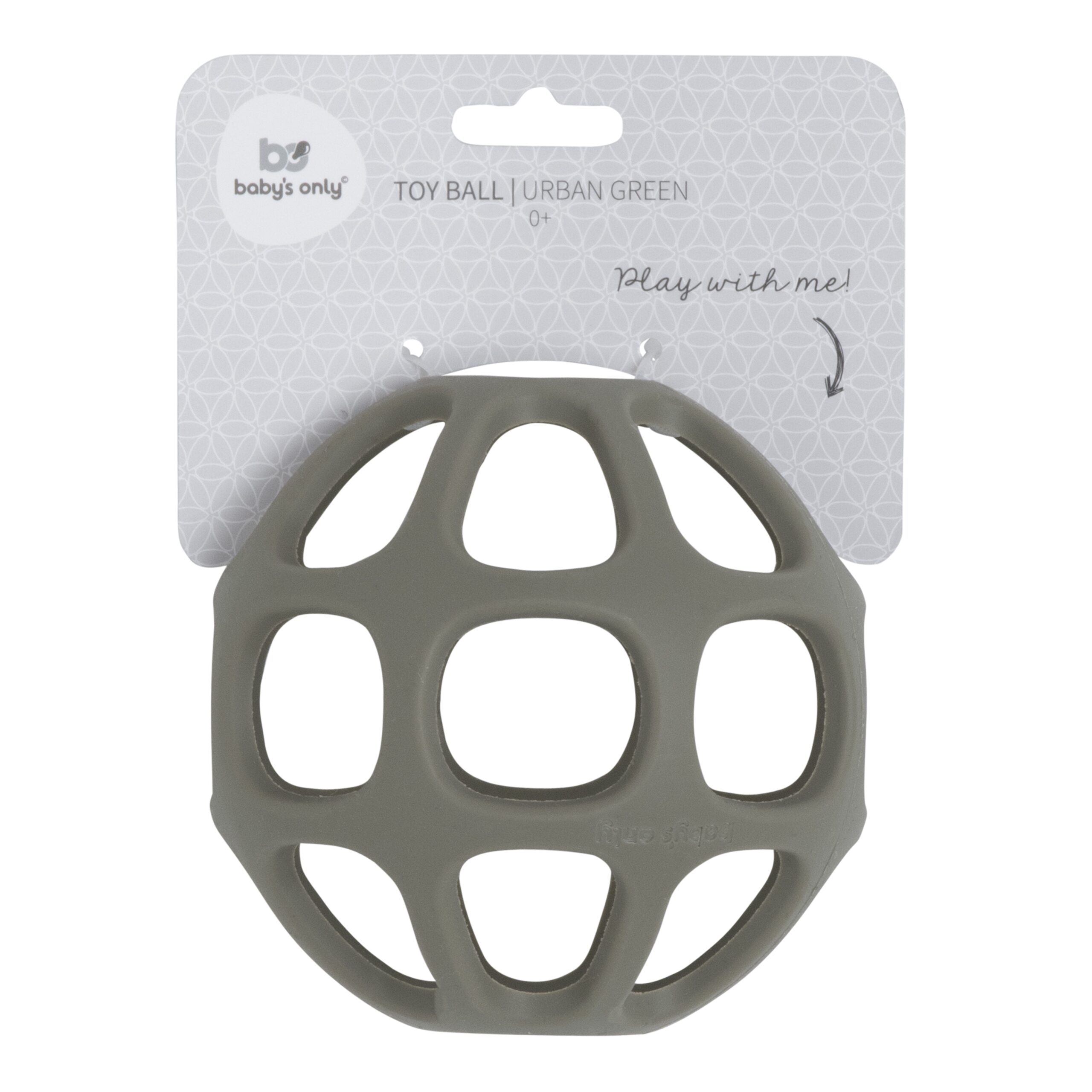 Baby's only silikona zobgrauznis bumba, 0+, Urban Green - Image 2