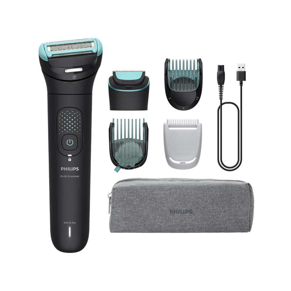 PHILIPS Bodygroom 7000. sērijas ūdensdrošs ķermeņa trimmeris