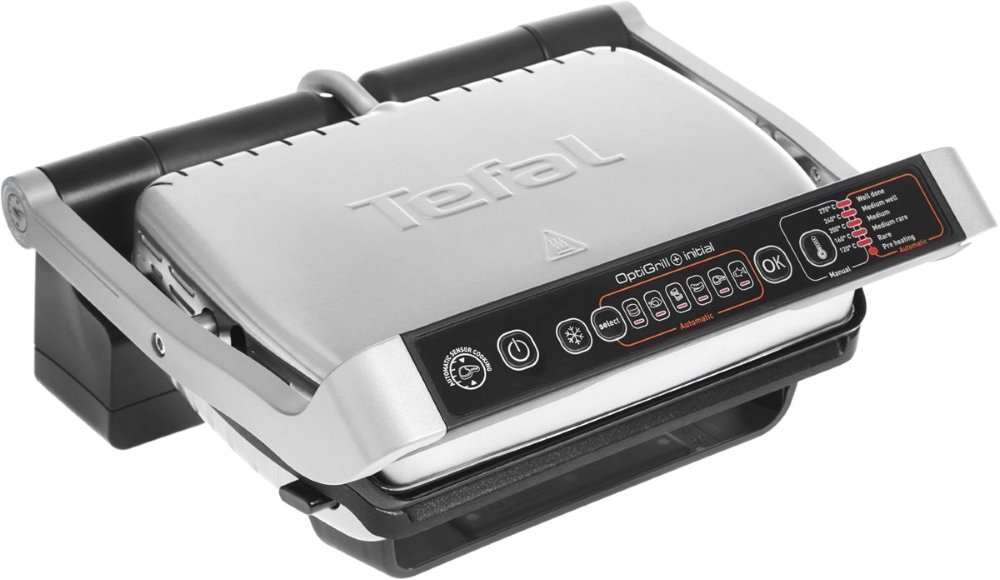 TEFAL Grils Optigrill+ Initial, tērauda