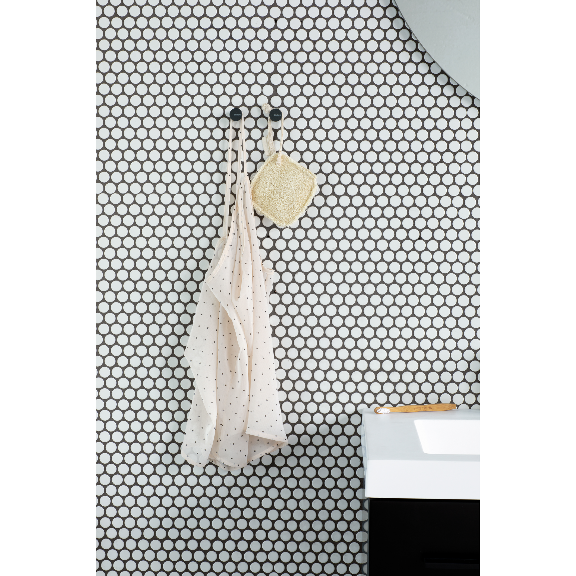 BRABANTIA MindSet dvieļu pakaramie., Mineral Infinite Grey - Image 5