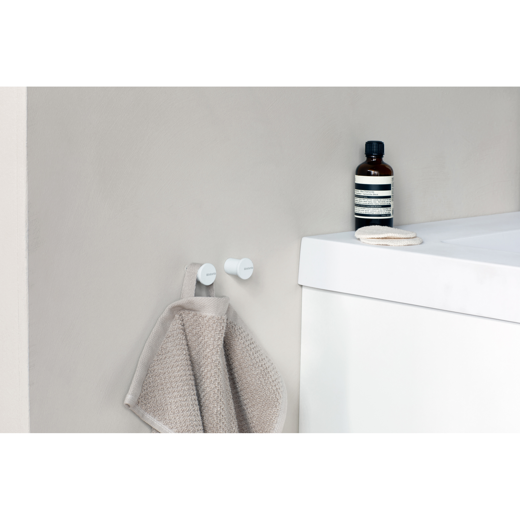 BRABANTIA MindSet dvieļu pakaramie., Mineral Fresh White - Image 5