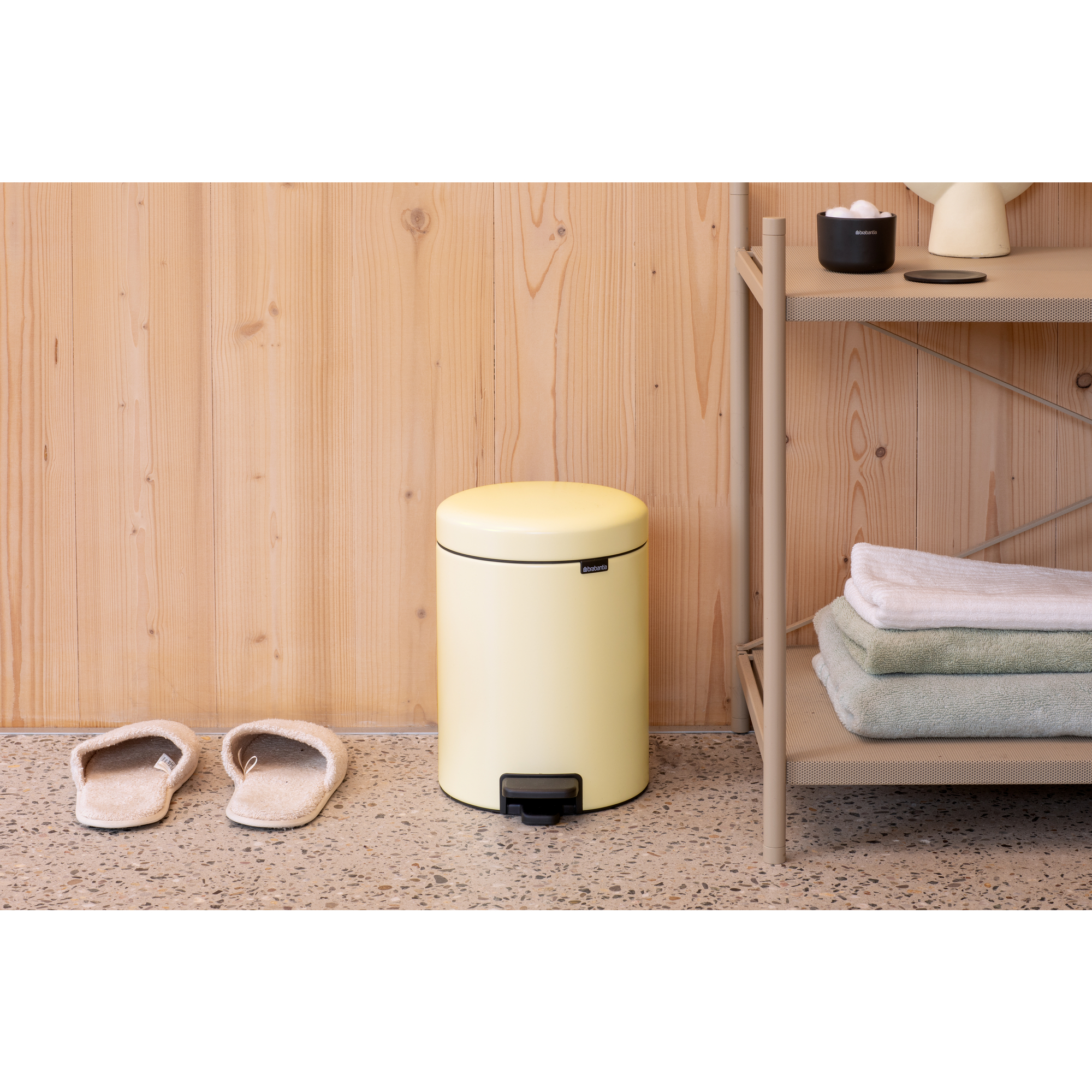 BRABANTIA atkritumu tvertne ar pedāli NewIcon, 5L, Mellow Jellow - Image 13