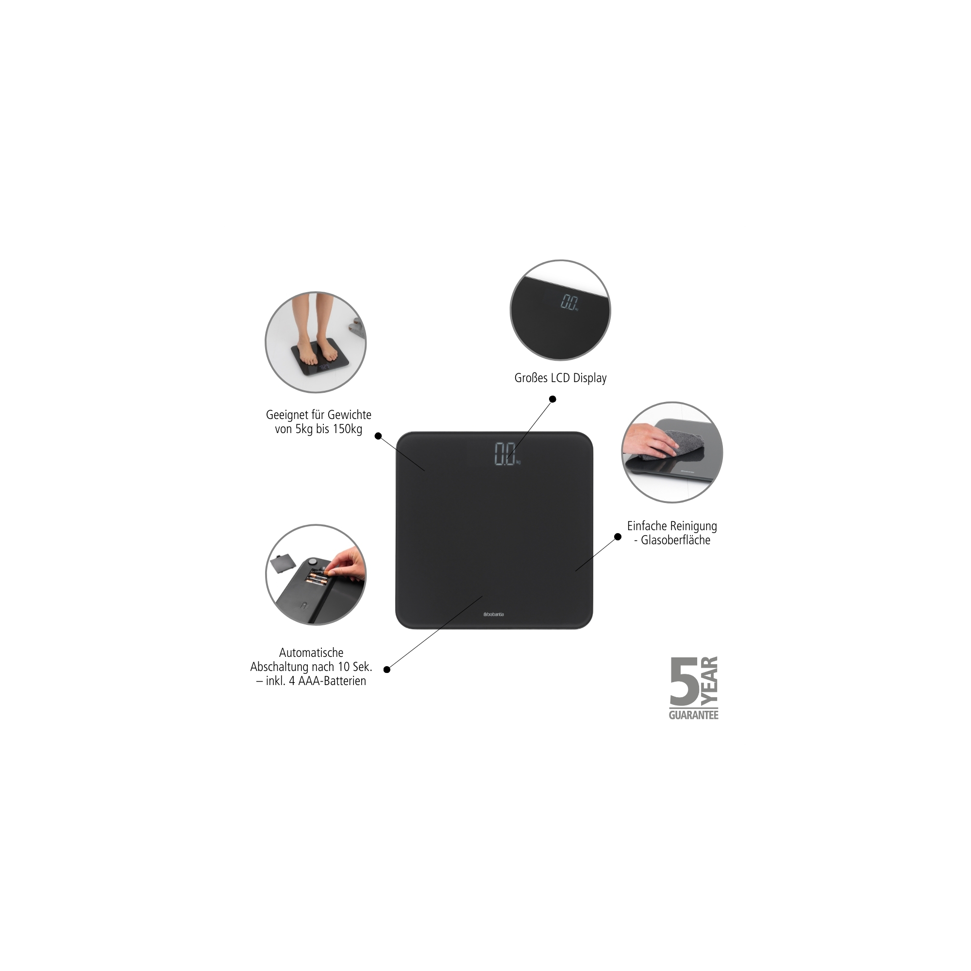 BRABANTIA ReNew vannas istabas svari - Image 11