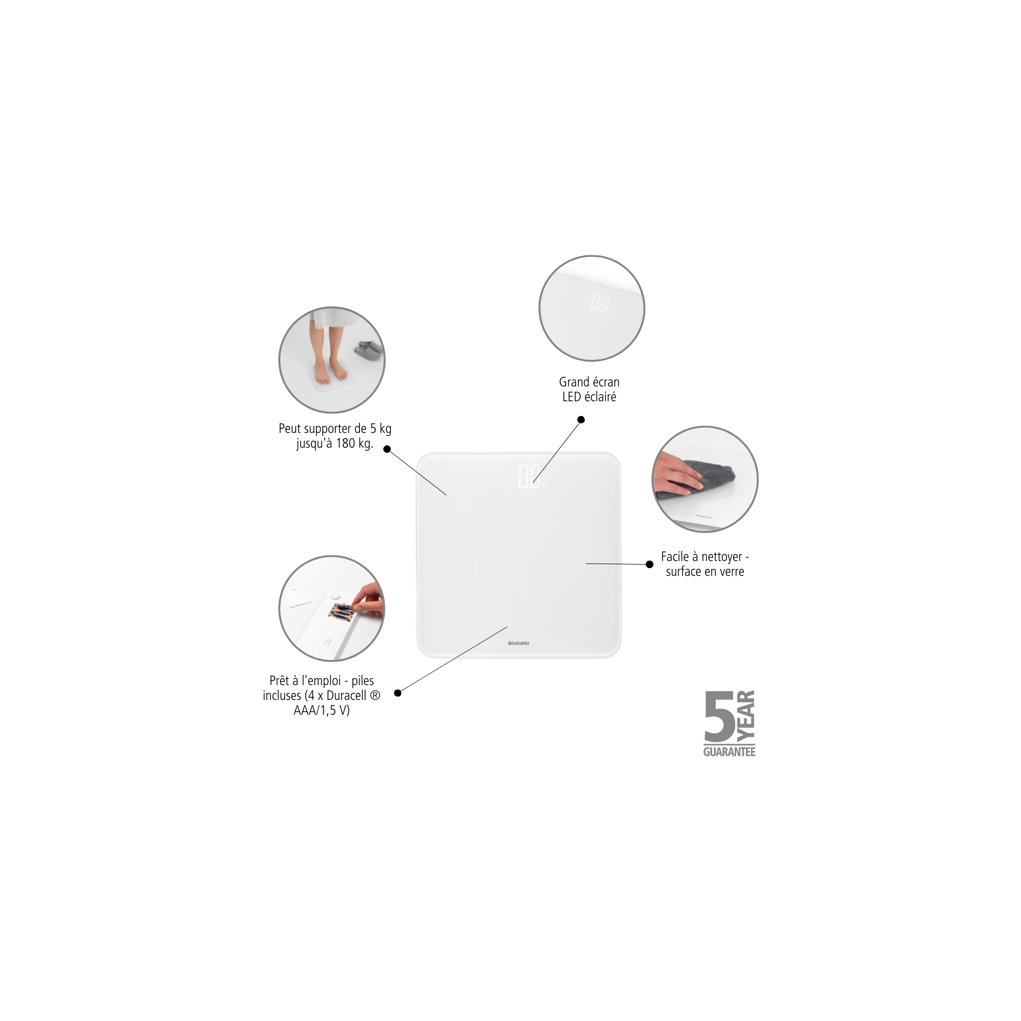 BRABANTIA ReNew vannas istabas svari - Image 10