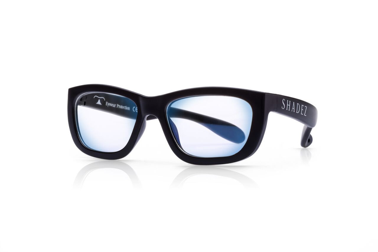 SHADEZ Blue Light Black Teeny bērnu brilles digitālajām ierīcēm