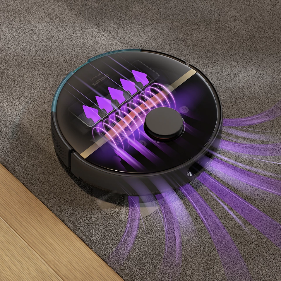PHILIPS HomeRun 7000. sērijas putekļsūcējs robots ar mazgāšanas funkciju - Image 3